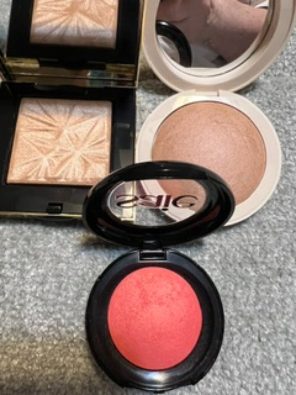 Almost New Luxury Beauty Highlighter, Blush Bundle inc. Bobbi Brown, Saie